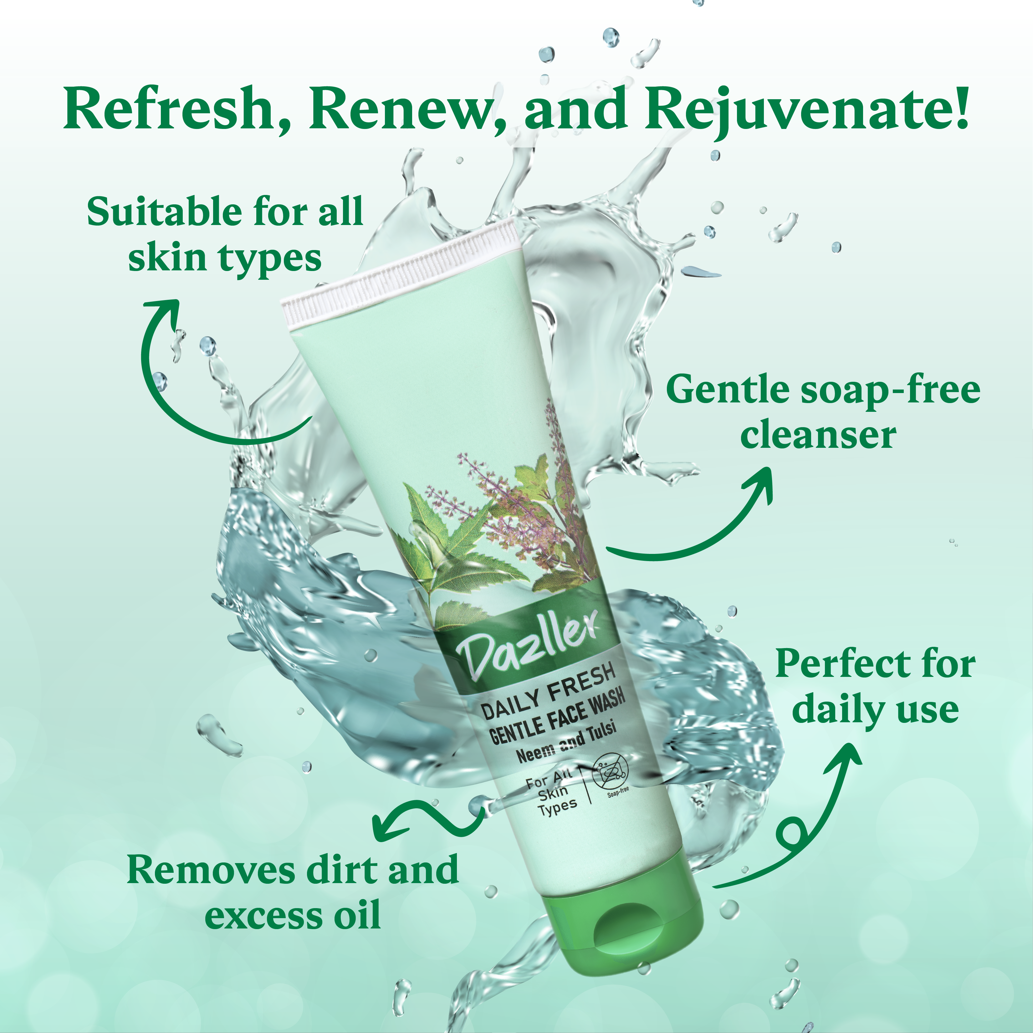 Daily Fresh Gentle Face Wash - Neem & Tulsi
